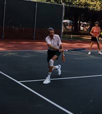 Paul et Nanette sur les courts