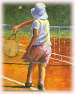 jeune amateur de tennis